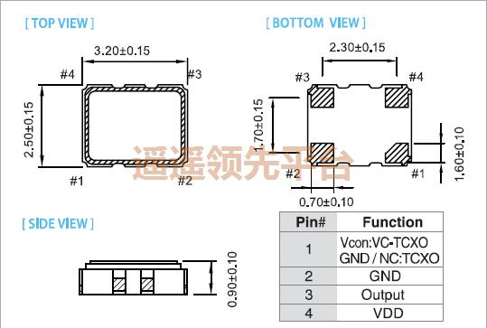 TXETBLSANF-26.000000,泰艺有源振荡器,26M晶体,削峰正弦波3044永利集团,TCXO3044永利集团,电压2.8V~3.3V TXETBLSANF-26.000000,泰艺有源振荡器,26M晶体,削峰正弦波3044永利集团,TCXO3044永利集团,电压2.8V~3.3V