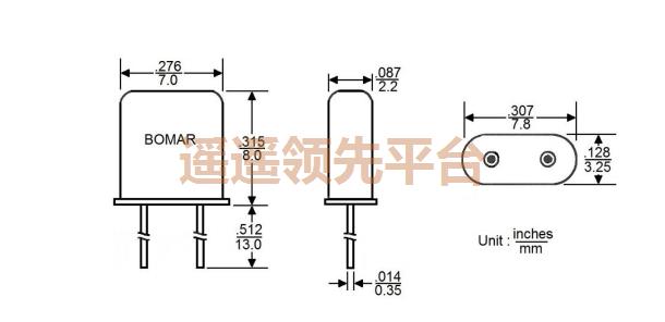 BC21EFD120-10.000000,Bomar石英3044永利集团,BC21无源3044永利集团 BC21EFD120-10.000000,Bomar石英3044永利集团,BC21无源3044永利集团