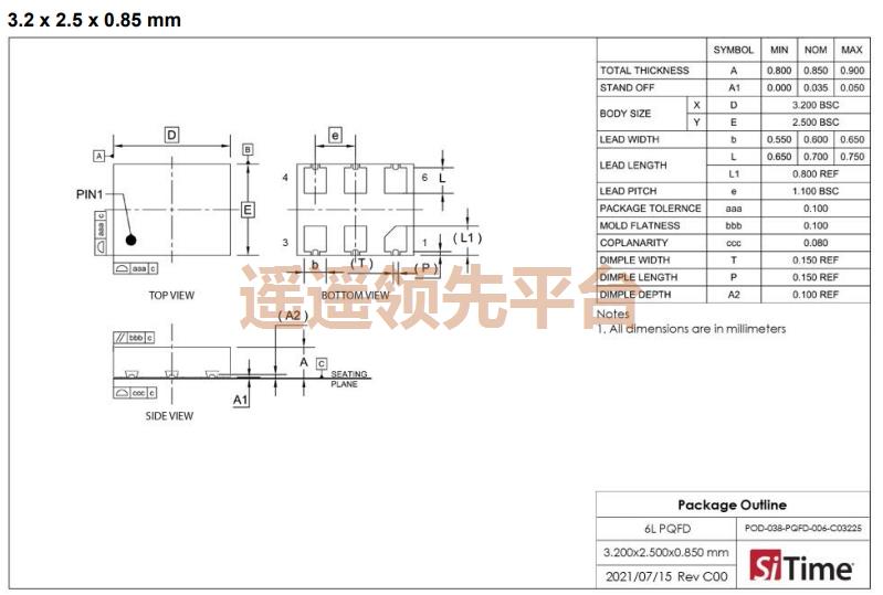 SiT3372AC-1B2-33NH122.123456T,SITIME贴片3044永利集团,SiT33723044永利集团 SiT3372AC-1B2-33NH122.123456T,SITIME贴片3044永利集团,SiT33723044永利集团