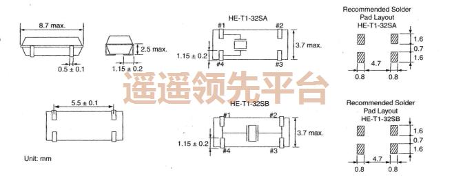 HE-TI-32SA-6PF,HEC黑色面无源3044永利集团,HE-TI-32S晶体谐振器 HE-TI-32SA-6PF,HEC黑色面无源3044永利集团,HE-TI-32S晶体谐振器